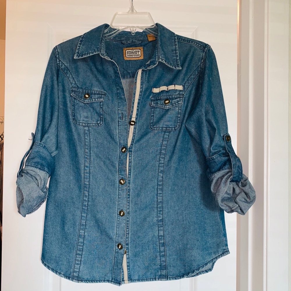 Denim top